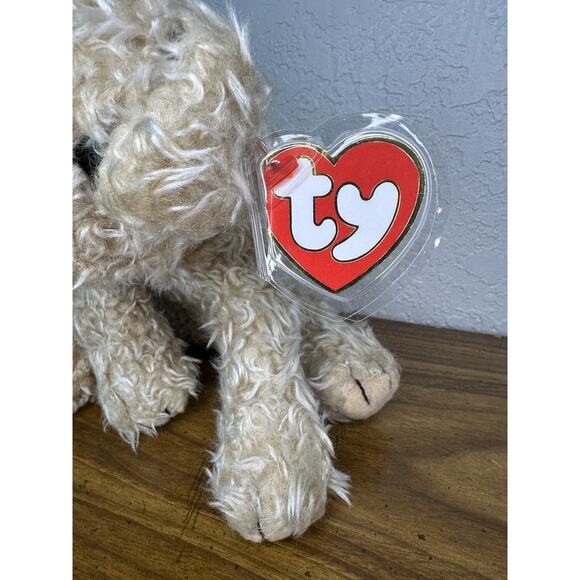 Ty Beanie Babies Classic Buddy Plush 1997 "TAFFY" the Shaggy Terrier Dog - 9" - Picture 3 of 6